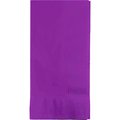Touch Of Color 4" x 8" Amethyst Purple Dinner Napkins 600 PK 318938